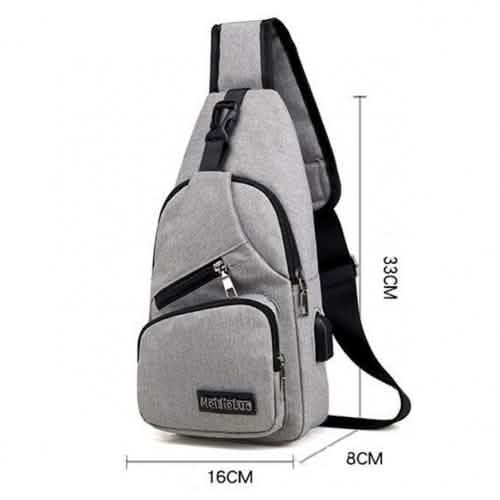 Anti-theft Sling Backpack With Charging Port